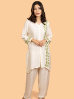 Thumbnail for Gharana India Pure Muslin Short Chikankari Kurta