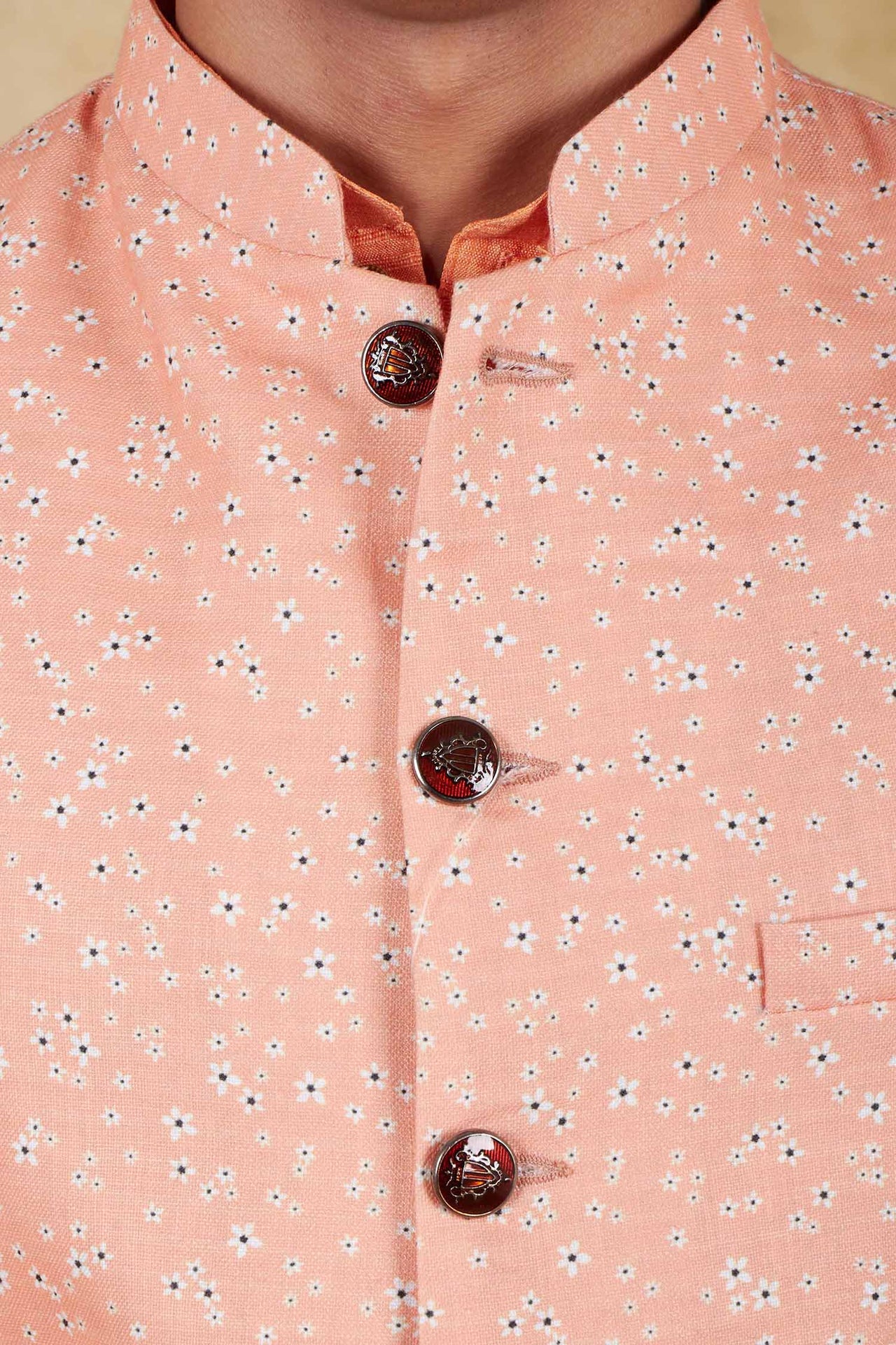 Bluesaanchi Men's Atomic Tangerine Waistcoat
