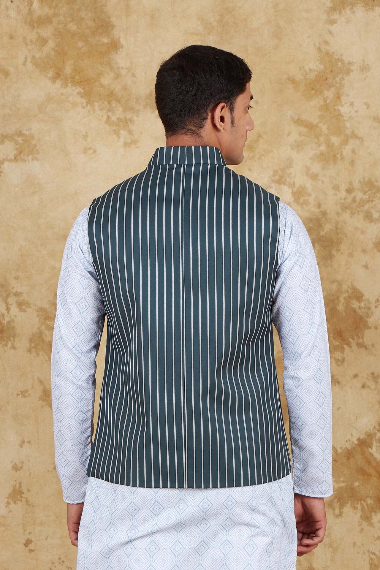 Bluesaanchi Men's Dark Slate Grey Waistcoat