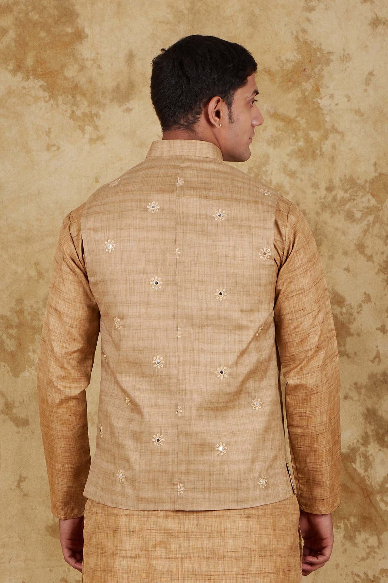 Bluesaanchi Men's Khaki Waistcoat