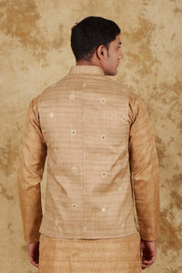 Thumbnail for Bluesaanchi Men's Khaki Waistcoat