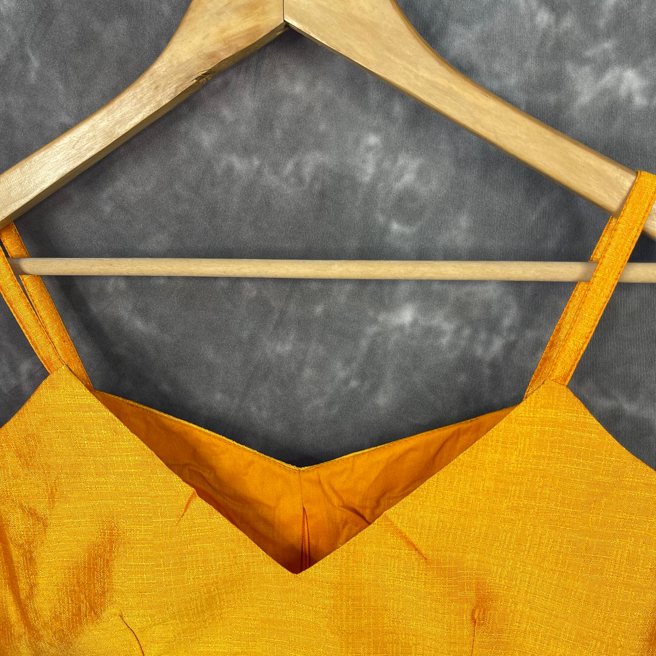 Majestic Yellow Yellow Coloured Silk Ready to Wear Blouse - kapda Tailor - Distacart