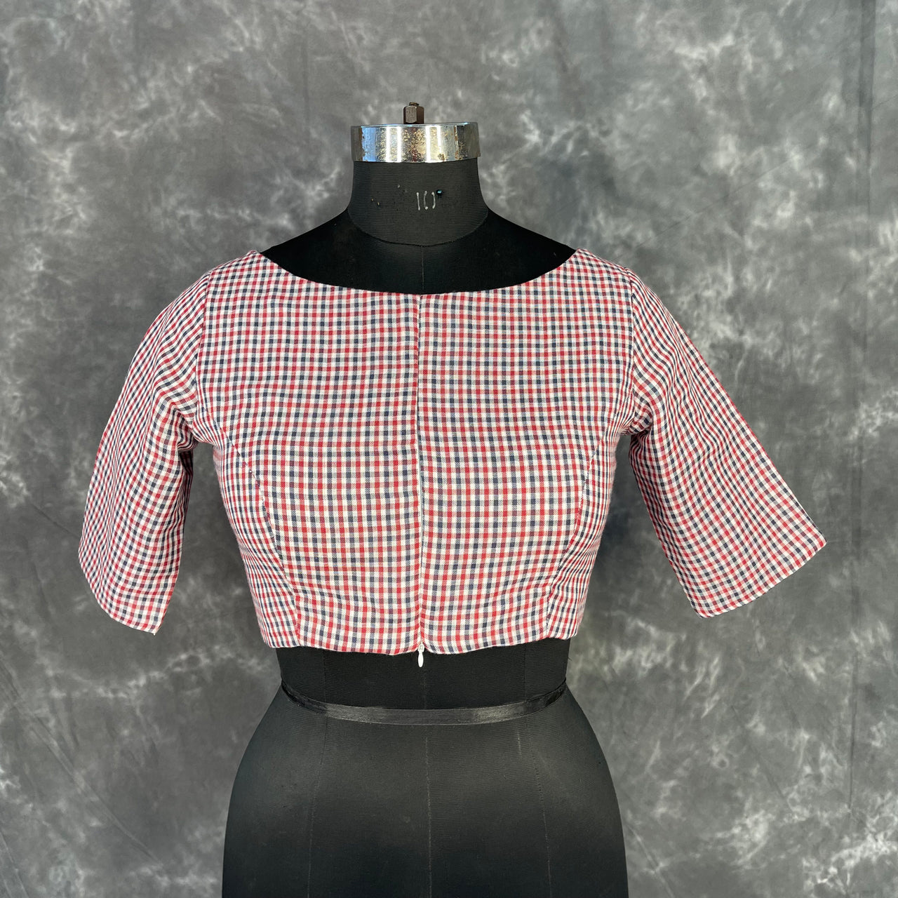 Asymmetric Symmetry Multi Color Coloured Cotton Ready to Wear Blouse - kapda Tailor - Distacart