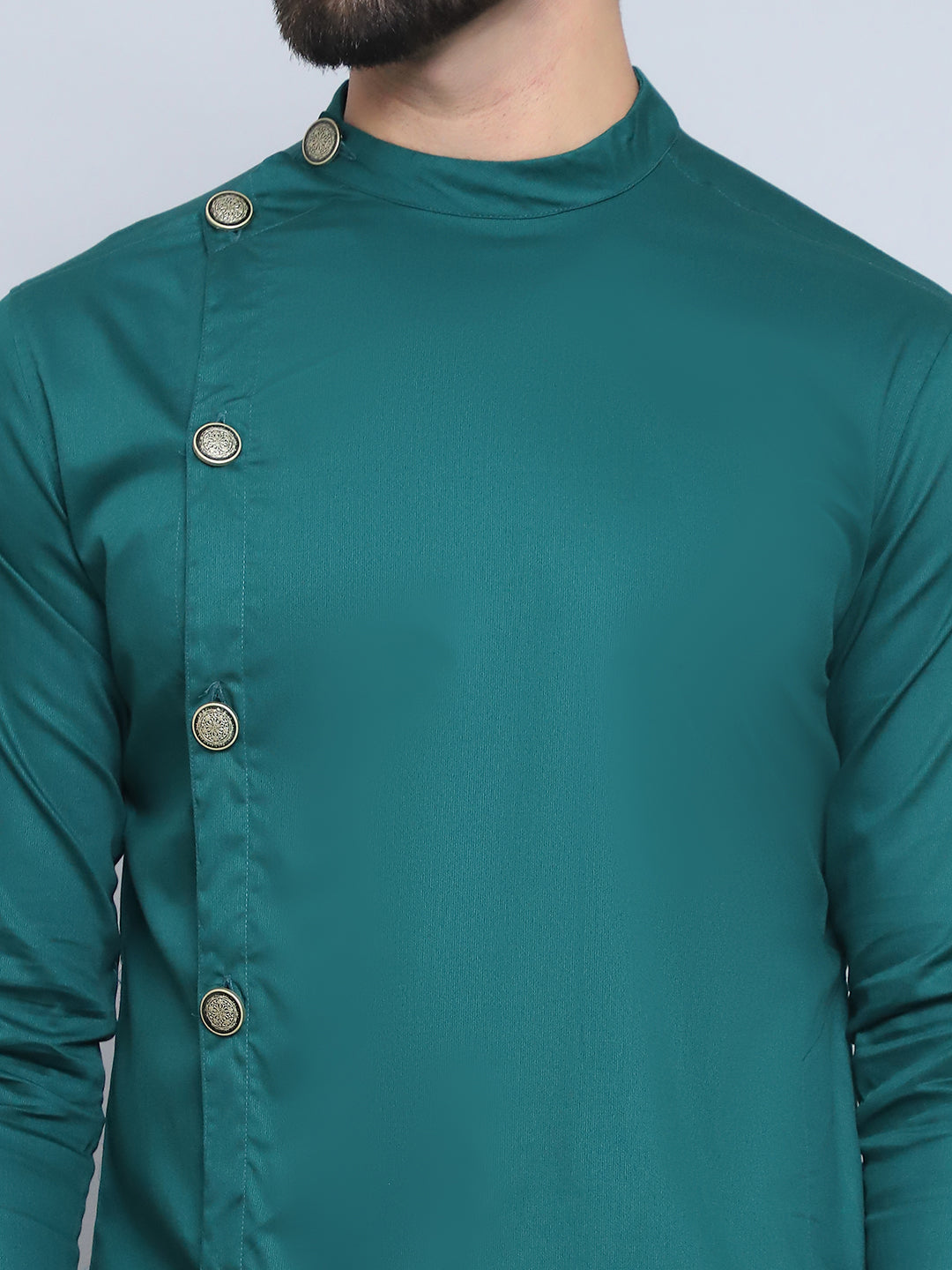 Even Apparels Men's Pure Cotton Green Sherwani Kurta - Distacart