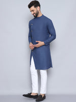 Thumbnail for Even Apparels Men's Pure Cotton Grey Sherwani Kurta - Distacart