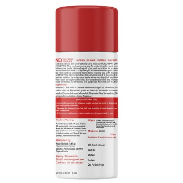 Ktein Natural 100% Plant Based Hair Detox Dry Shampoo - Distacart