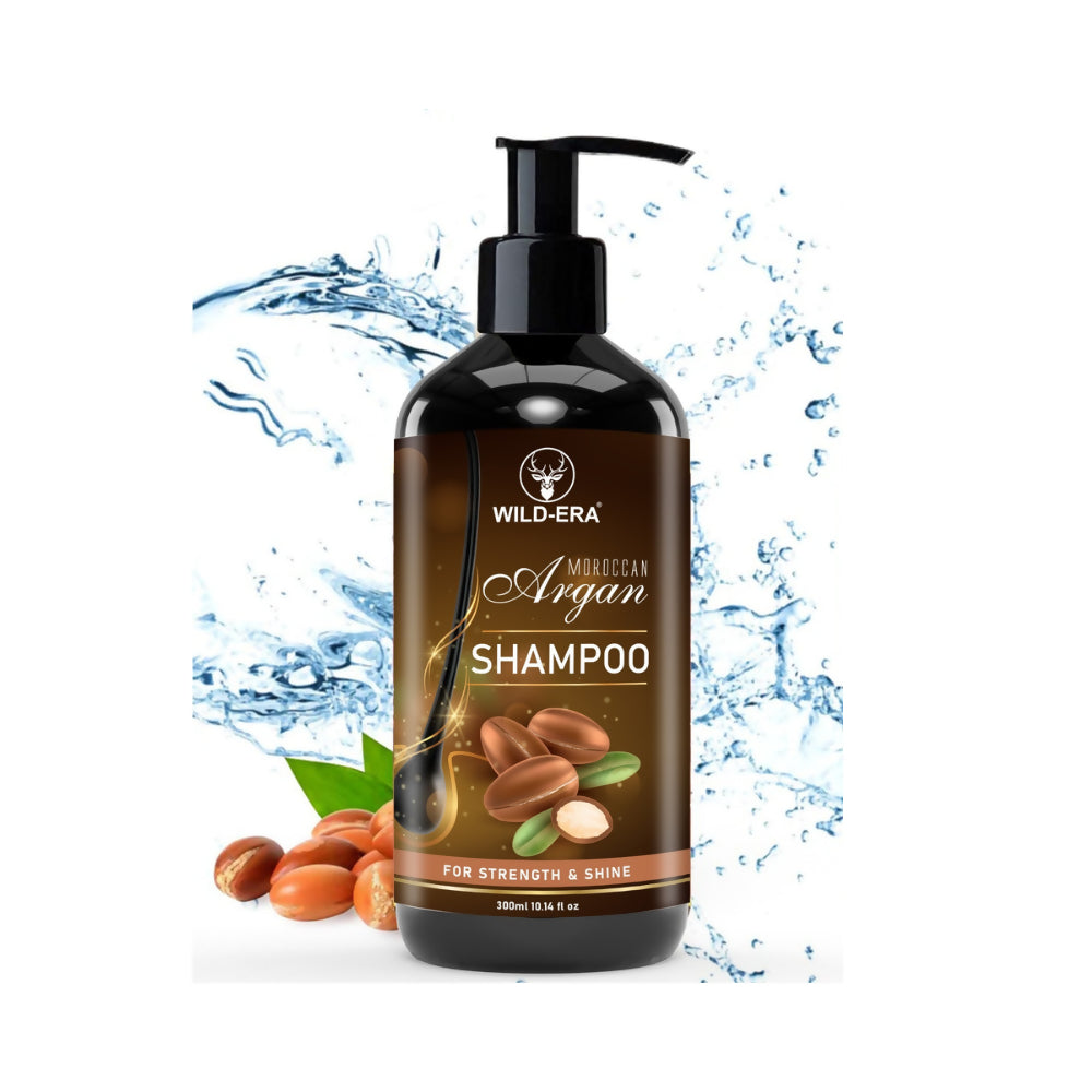 Wildera Moroccan Argan Shampoo with Moroccan Argan Oil to Nourish Dull, Dry & Frizzy Hair - Distacart