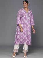 Thumbnail for Sztori Ethnic Motifs Printed Regular Cotton Straight Kurta - Distacart