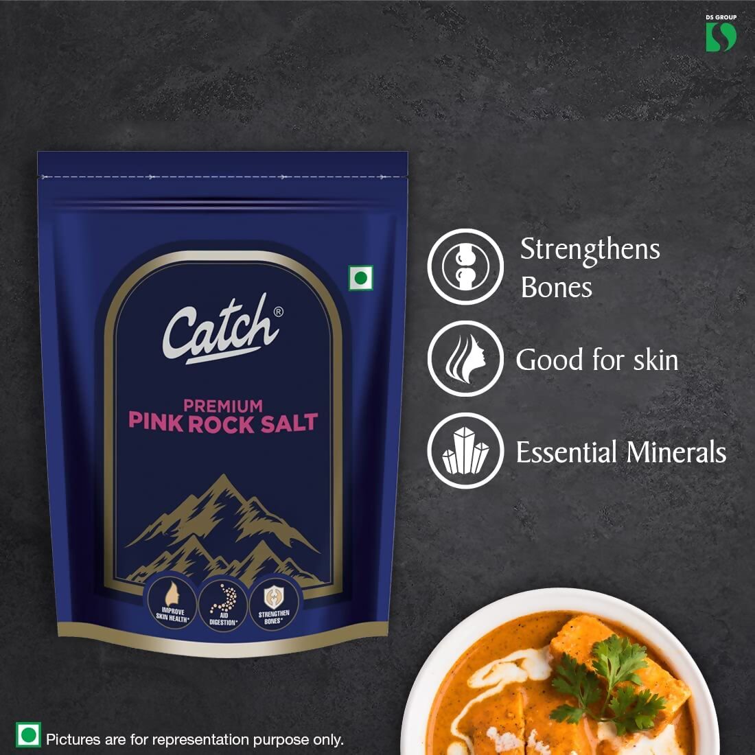 Catch Premium Pink Rock Salt - Distacart