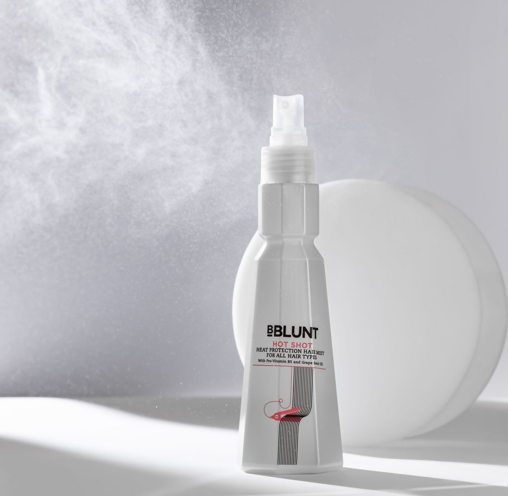 BBlunt Hot Shot Heat Protection Mist With Grapeseed Oil & Provitamin B5 - Distacart