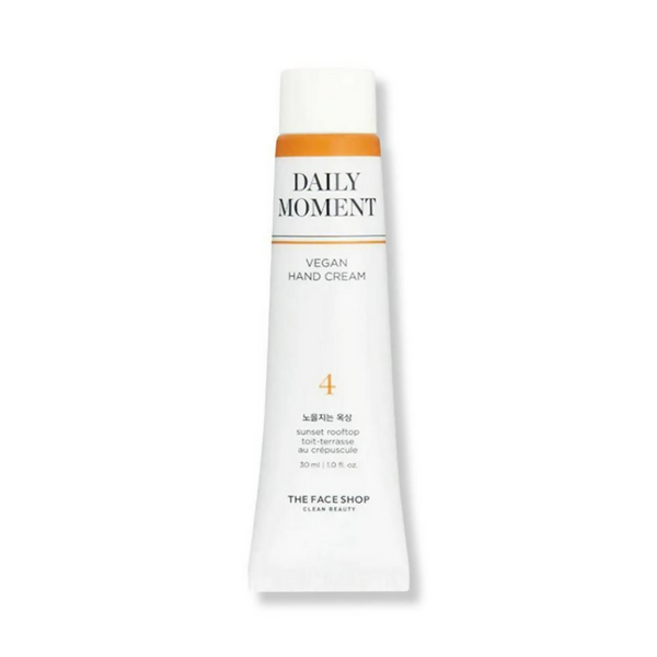 Face Shop Non-Greasy Vegan Hand Cream - Sunset Rooftop With Hyaluronic Acid
