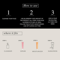 Thumbnail for The Formularx Air Brush Facial All In One Lactic Acid Serum For Instant Radiance