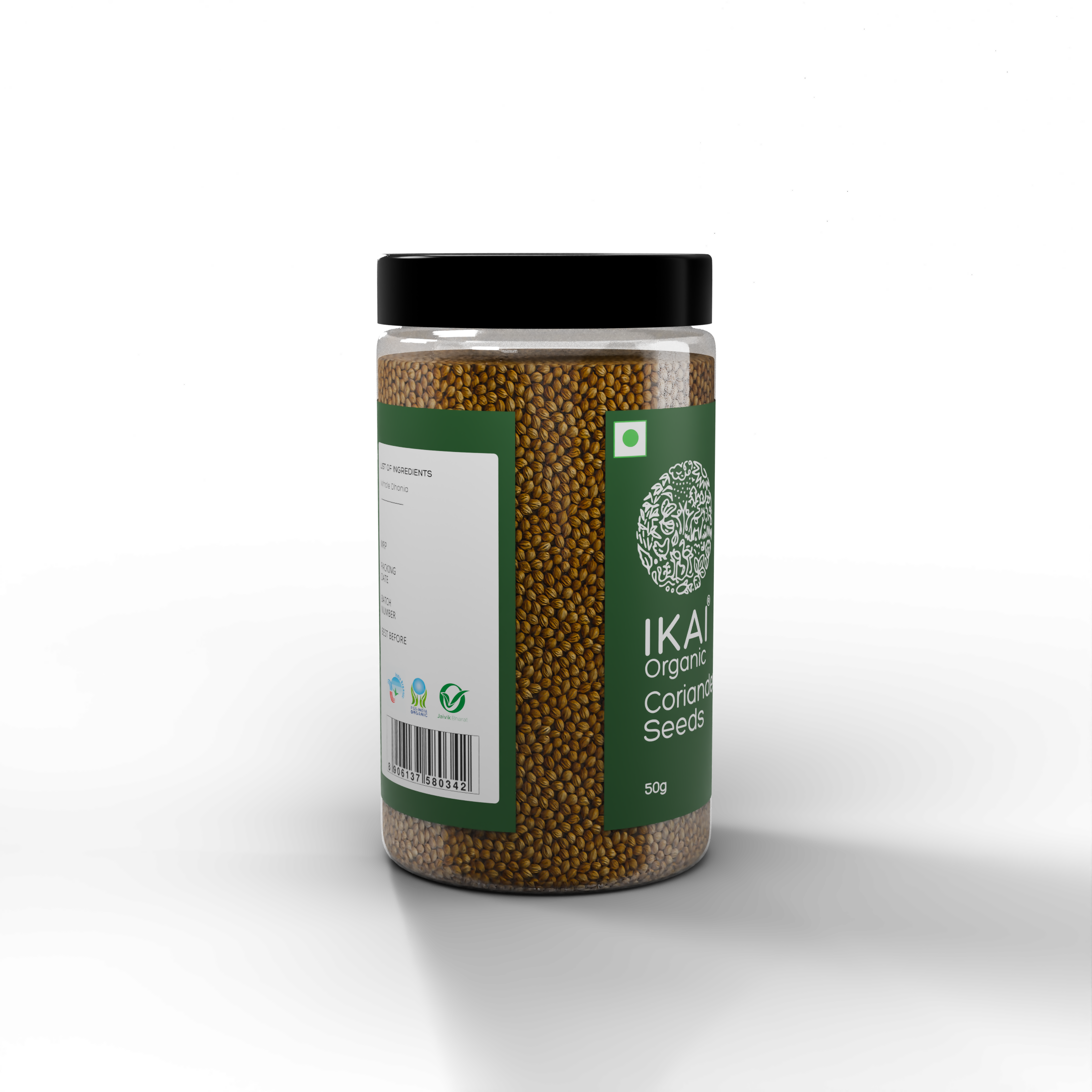 1 - Organic Coriander Seeds - 50g