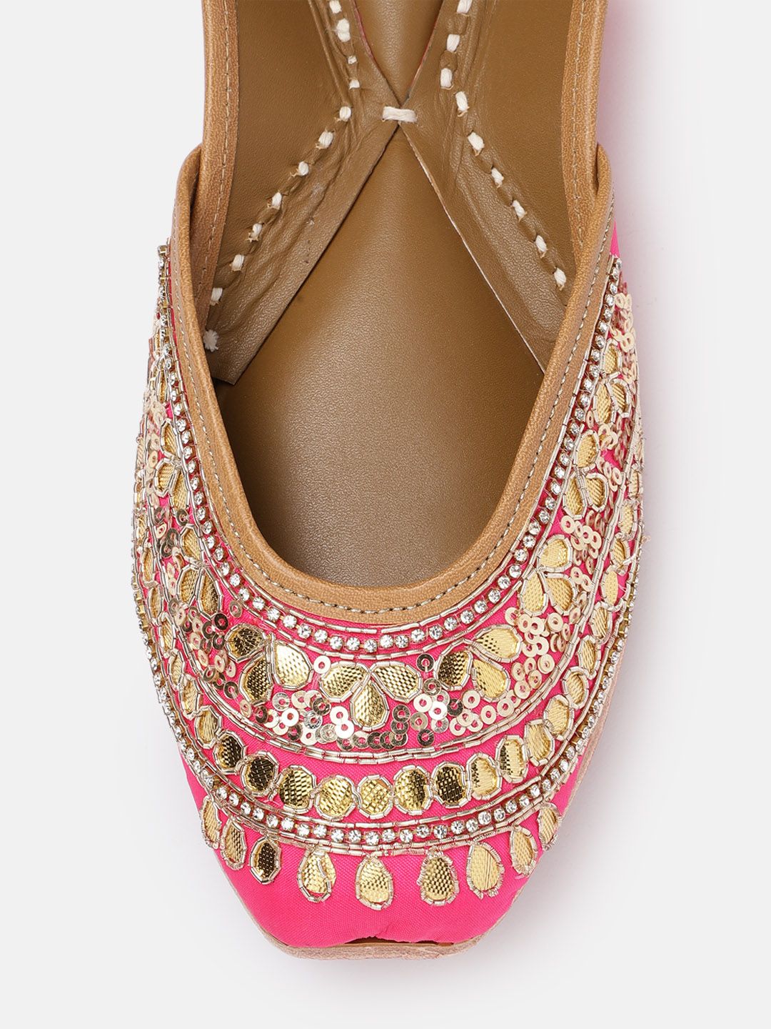 House of Pataudi Women Ethnic Embellished Mojaris