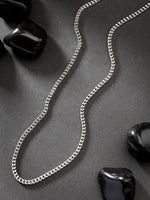 Thumbnail for NVR Men's Silver-Plated Stainless Steel Chain - Distacart