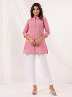 Thumbnail for Janasya Light Cotton Solid Straight Kurta
