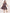 Janasya Dark Cotton Floral Tiered Dress