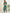Janasya Dark Cotton Floral Straight Kurta Set