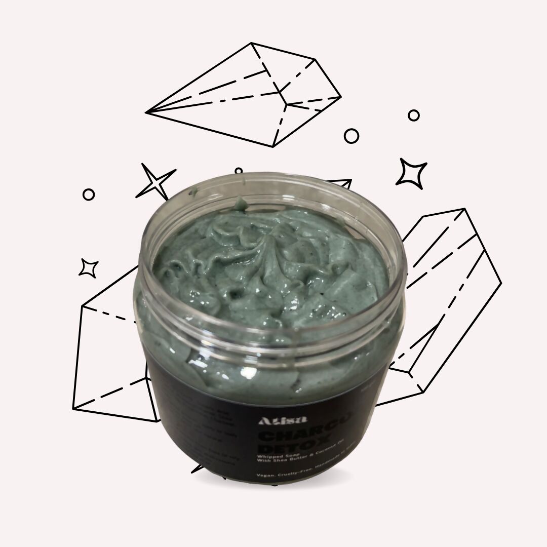 Atisa Charcoal Detox Whipped Soap - Distacart