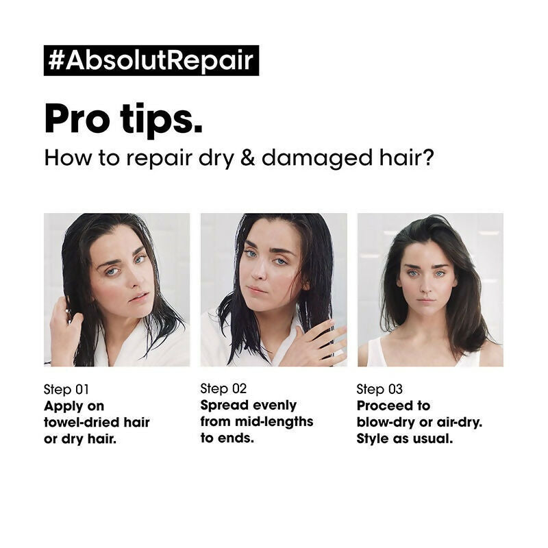 L'Oreal Paris Absolut Repair 10-In-1 Multi-Benefit Hair Serum Oil - Distacart