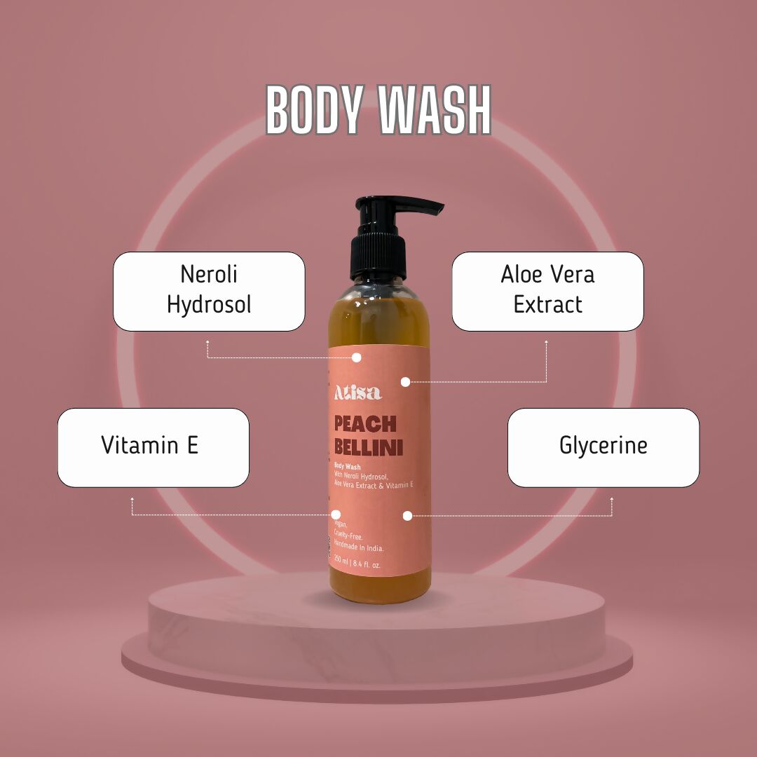 Atisa Peach Bellini Body Wash - Distacart
