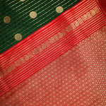 Thumbnail for NOZ2TOZ Women Green Katan Silk Saree - Distacart