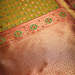 Thumbnail for NOZ2TOZ Women Yellow Katan Silk Saree - Distacart