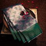 Thumbnail for NOZ2TOZ Women Purple Kanjiwaram Silk Saree - Distacart