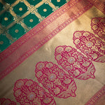 Thumbnail for NOZ2TOZ Women Blue Katan Silk Saree - Distacart