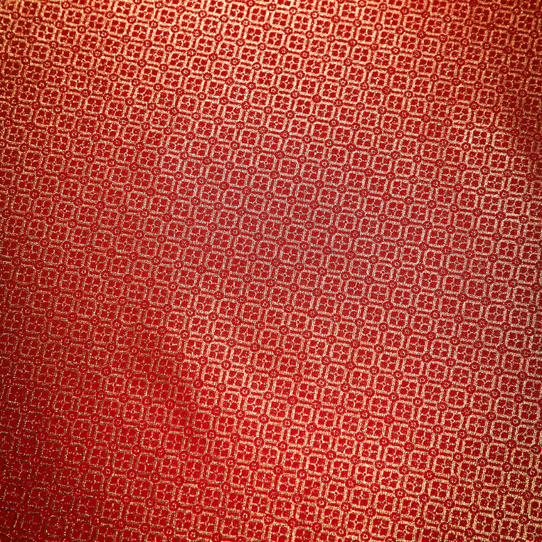 NOZ2TOZ Women Orange Jaal Katan Silk Saree - Distacart