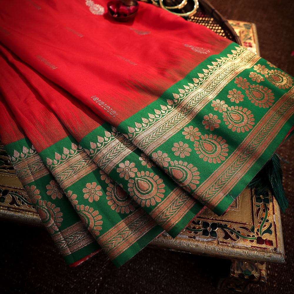 NOZ2TOZ Women Pink Soft Silk Saree - Distacart