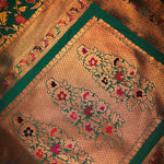 Thumbnail for NOZ2TOZ Women Blue Jaal Katan Silk Saree - Distacart