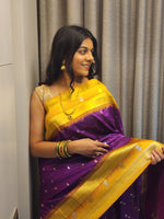 Thumbnail for NOZ2TOZ Women Yellow Soft Silk Saree - Distacart