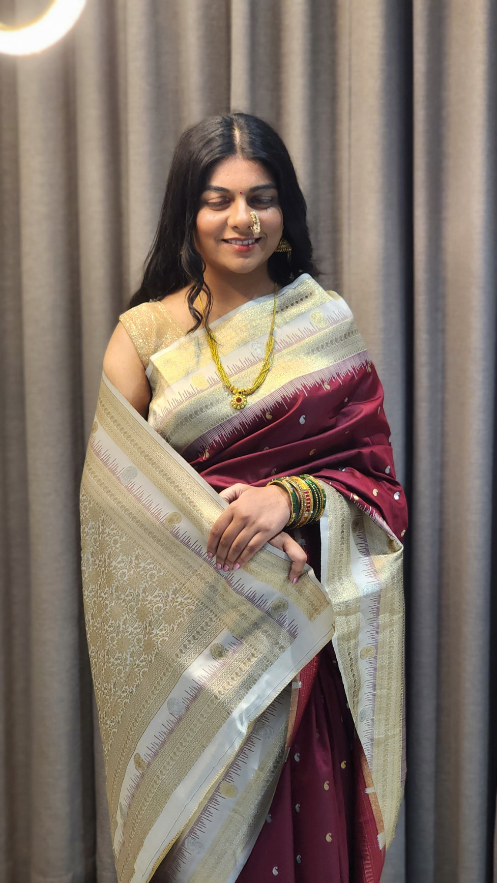 NOZ2TOZ Women Silver Soft Silk Saree - Distacart