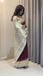 Thumbnail for NOZ2TOZ Women Silver Soft Silk Saree - Distacart