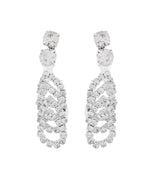 Thumbnail for Jewels Nest Crystal-Studded Sparkling Statement Necklace & Earrings Set