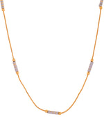 Thumbnail for Jewels Nest Dual-Tone Cylinder Beads Gold Chain