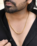 Thumbnail for Jewels Nest Men’s Gold-Polished Stainless Steel Snake Chain - Distacart