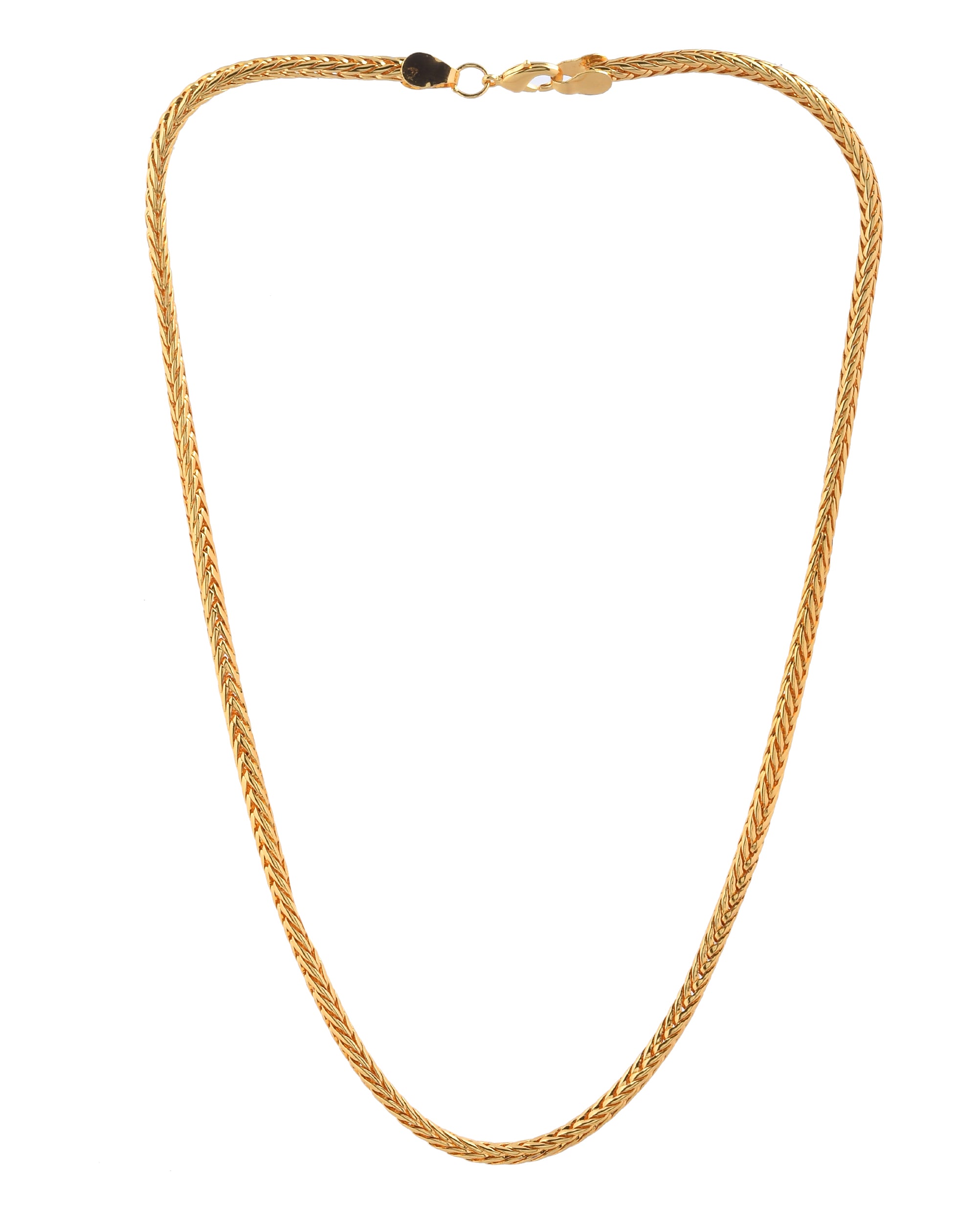 Jewels Nest Men’s Gold-Polished Stainless Steel Snake Chain - Distacart