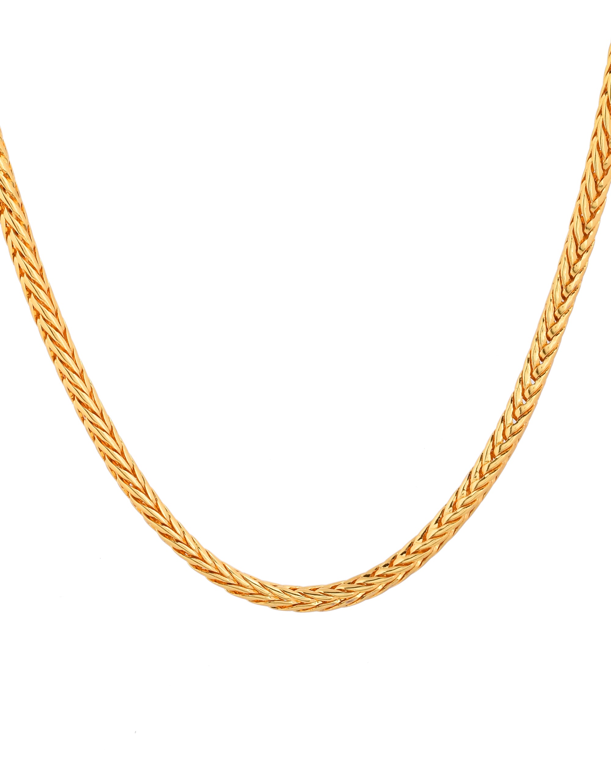 Jewels Nest Men’s Gold-Polished Stainless Steel Snake Chain - Distacart