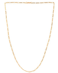 Thumbnail for Jewels Nest Men’s Gold-Plated Stainless Steel Figaro Chain