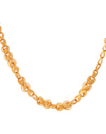 Thumbnail for Jewels Nest Elegant Gold-Polished Lotus Link Chain – Premium Brass Jewelry Chain - Distacart