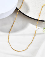 Thumbnail for Jewels Nest Elegant Gold-Polished Twisted Rope Chain – Premium Brass Jewelry - Distacart