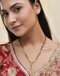 Thumbnail for Jewels Nest Traditional Gold-Plated Double-Strand Mangal Sutra