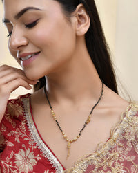 Thumbnail for Jewels Nest Traditional Gold-Plated Double-Strand Mangal Sutra