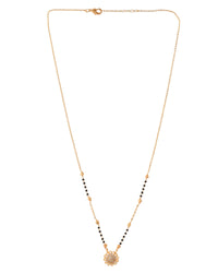 Thumbnail for Jewels Nest Floral Bloom Gold-Plated Mangal Sutra