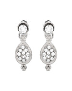 Thumbnail for Jewels Nest Silver-Plated AD Studded Traditional Necklace Set for Women