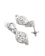 Thumbnail for Jewels Nest Silver-Plated AD Studded Traditional Necklace Set for Women