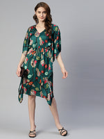 Thumbnail for Jainish Women's Green Kaaftan dress - Distacart