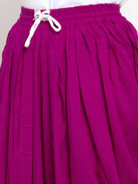 Thumbnail for Women Purple Solid Dhoti Purple - Rasiya